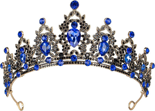 Kamirola - Queen Crown and Tiaras Princess Crown for Women and Girls Crystal Headbands for Bridal, Princess for Wedding and Party（01）