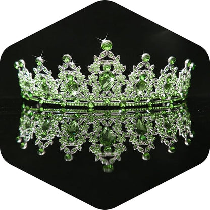 Kamirola - Queen Crown and Tiaras Princess Crown for Women and Girls Crystal Headbands for Bridal, Princess for Wedding and Party（01）