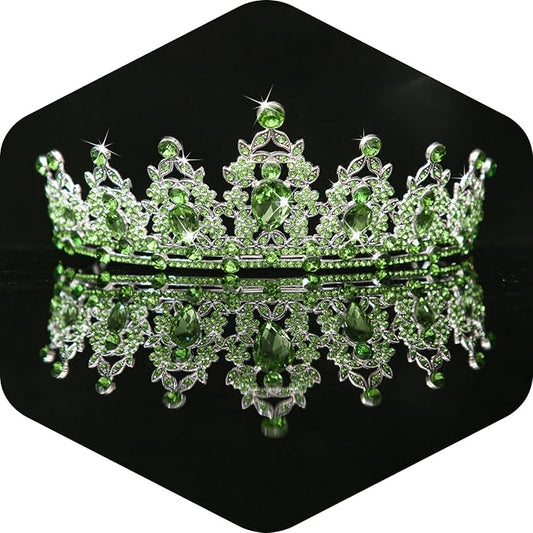 Kamirola - Queen Crown and Tiaras Princess Crown for Women and Girls Crystal Headbands for Bridal, Princess for Wedding and Party（01）