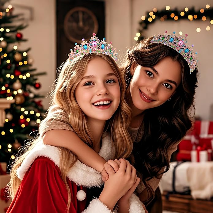 Kamirola - Queen Crown and Tiaras Princess Crown for Women and Girls Crystal Headbands for Bridal, Princess for Wedding and Party（01）
