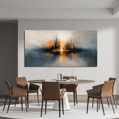 Large Canvas Wall Art Decor Modern Black Wall Art Prints Abstract Canvas Art Wall Decor Wall Art Pictures For Living Room Oversized Abstract Wall Art Decorations Office Home Decor Aesthetic 29"X58"