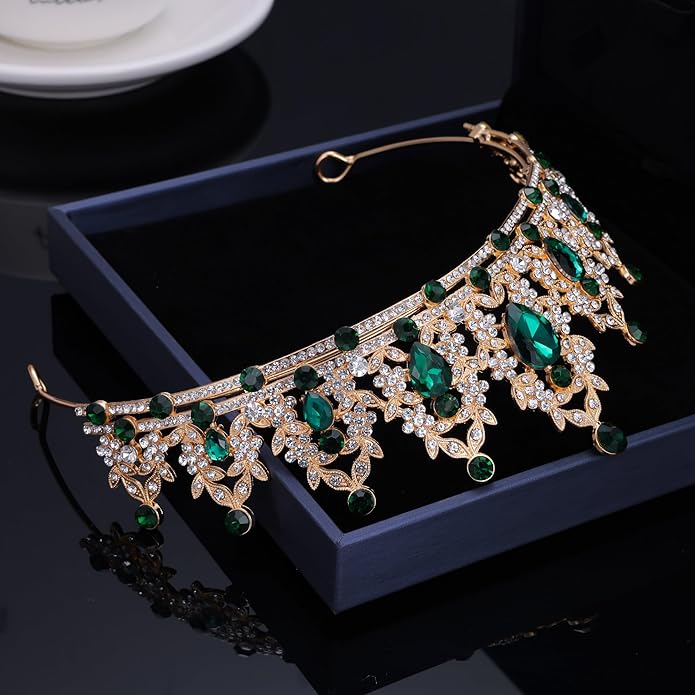 Kamirola - Queen Crown and Tiaras Princess Crown for Women and Girls Crystal Headbands for Bridal, Princess for Wedding and Party（01）