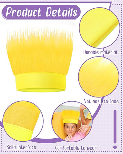 Taiyin 6 Pcs Hairy Headband Costume Headband Crazy Hair Wig Accessories Party Decoration Women Men