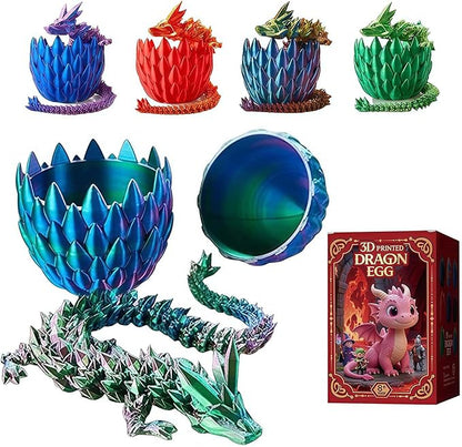 15inch 3D Printed Dragon Eggs Fidget Toys,Mystery Crystal Dragon Egg for Easter Basket Stuffers, Easter Toys & Decor – Unique Easter Basket Essentials for Kids & Collectors
