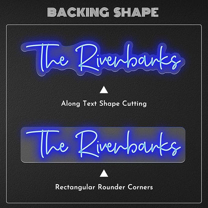 Custom Neon Signs, Personalized Large Led Neon Lights Sign,Neon Sign Customizable for Wall Decor Wedding Birthday Party Bedroom Bar Shop Name Logo Lights (Optional 16" to 60") (2 Lines)