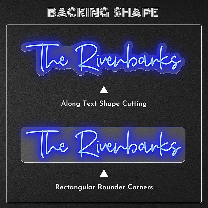 Custom Neon Signs, Personalized Large Led Neon Lights Sign,Neon Sign Customizable for Wall Decor Wedding Birthday Party Bedroom Bar Shop Name Logo Lights (Optional 18" to 60") (3 Lines)