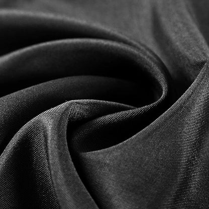Cloth Napkins 17x17 inch Washable Polyester Dinner Napkins Soft Table Napkins for Wedding Party Dining Banquet(Black,25PCS)
