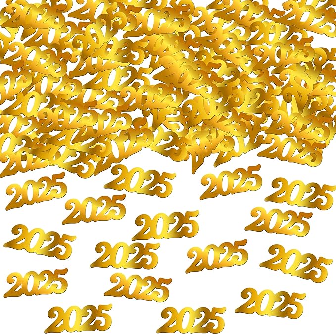 KatchOn, Gold Graduation Confetti Class of 2025 - Pack of 500 | Shiny 2025 Confetti | Gold Graduation Decorations 2025 | graduation Table Decorations 2025 | Table confetti, Class of 2025 Decorations