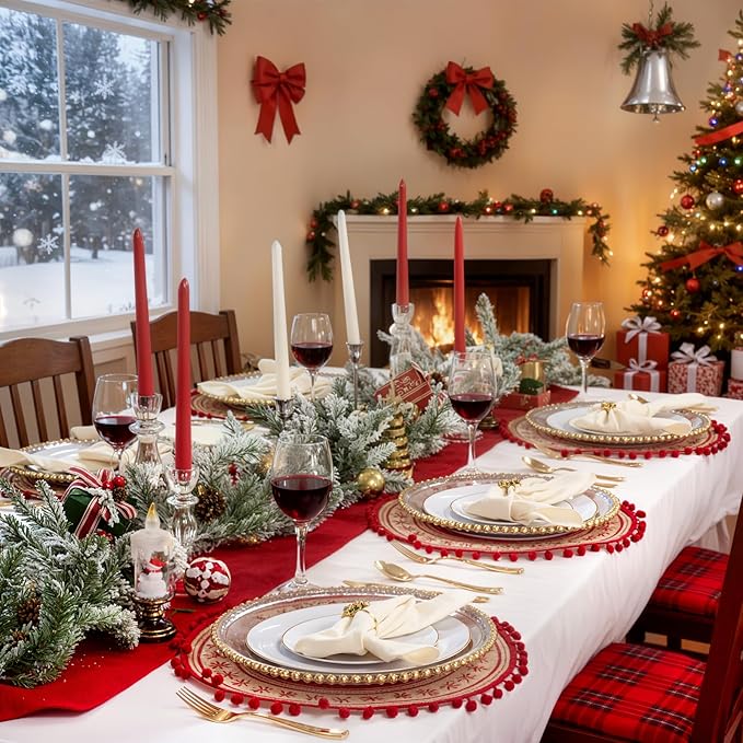 WDF 150Pcs White and Gold Plastic Plates - Gold Plates Disposable - 25guest Disposable Dinnerware Include 25 Dinner Plate, 25 Dessert Plate, 25 Cutlery & 25 9oz Cups for Wedding & Thanksgiving Party