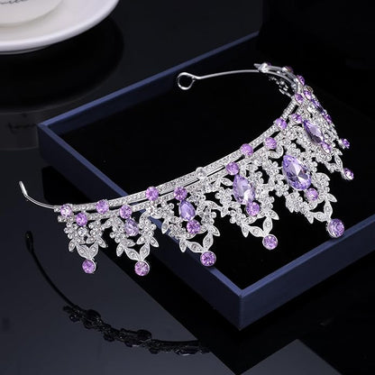 Kamirola - Queen Crown and Tiaras Princess Crown for Women and Girls Crystal Headbands for Bridal, Princess for Wedding and Party（01）