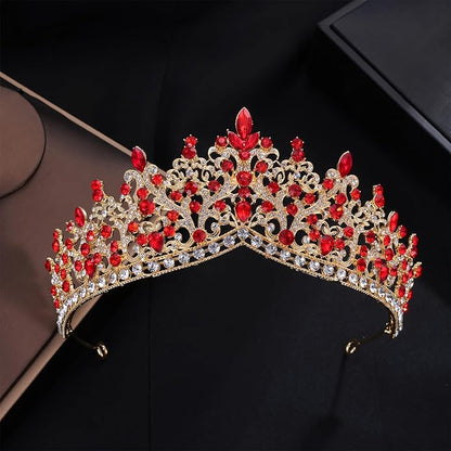 Kamirola Tiaras and Crowns for Women,Tiaras Earrings Necklace, Crystal Bridal Jewelry Set, Costume Party Halloween Prom Pageant Jewelry for Women TR80