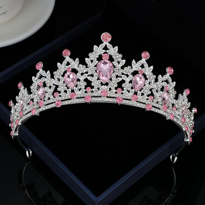 Kamirola - Queen Crown and Tiaras Princess Crown for Women and Girls Crystal Headbands for Bridal, Princess for Wedding and Party（01）