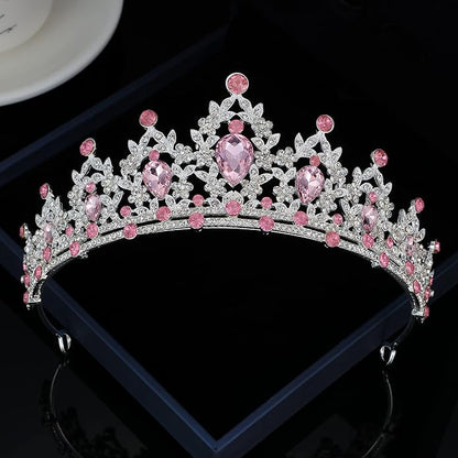 Kamirola - Queen Crown and Tiaras Princess Crown for Women and Girls Crystal Headbands for Bridal, Princess for Wedding and Party（01）