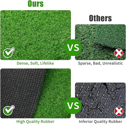 Grass Table Runner, 12" x 72" Easter Table Runner, Easte-Table- Decorations-Indoor, Fake Grass Decor: No Shedding & No Mess, Turf Table Tunner for Easter, Golf, Football, Birthday, Wedding Parties