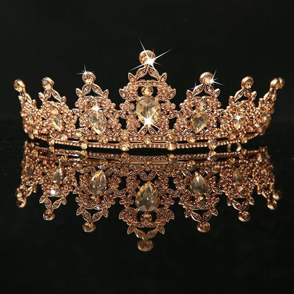 Kamirola - Queen Crown and Tiaras Princess Crown for Women and Girls Crystal Headbands for Bridal, Princess for Wedding and Party（01）