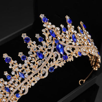 Kamirola Tiaras and Crowns for Women,Tiaras Earrings Necklace, Crystal Bridal Jewelry Set (TR48)