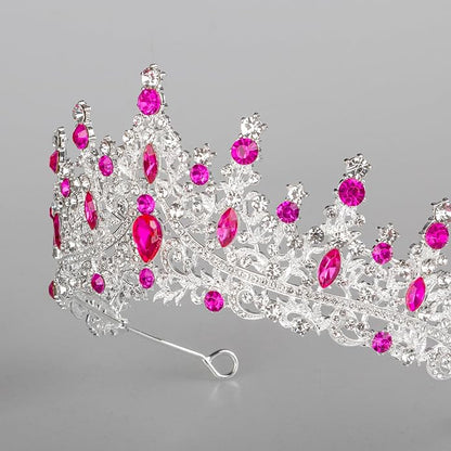 Tiaras and Crowns for Women Crystal Princess Tiaras Rhinestone Queen Crowns For Wedding Bridal Birthday Prom Pageant Party (Tiara 100)