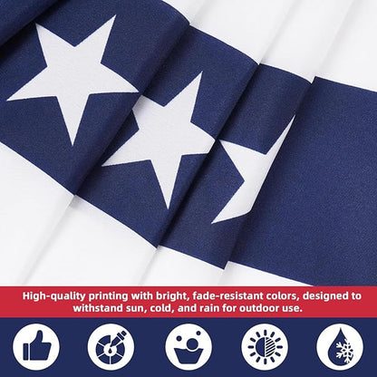 1.5x3 Ft American Pleated Fan Flag Decoration, Patriotic Half Fan Bunting flag Banner for 4th of July, Memorial Day & Independence Day, Indoor Outdoor Window Garden Fence balcony Porch Yard Decor(type 1)