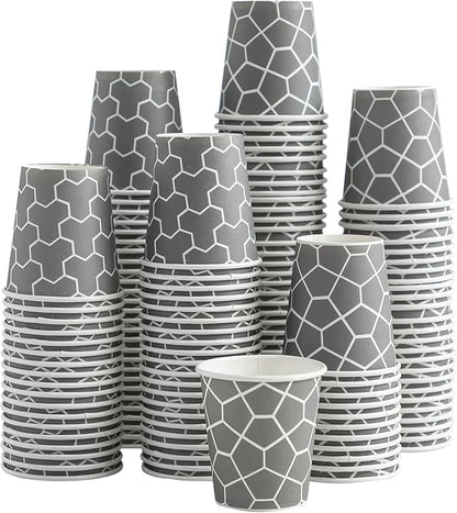 600 Pack 3 oz Paper Cups, Small Bathroom Cups Disposable Mouthwash Cups, Mini Paper Cups for Bathroom, Party, Picnic, Travel and Event