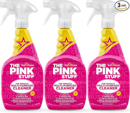 Stardrops - The Pink Stuff - The Miracle Multi-Purpose Cleaning Spray 750ml 3-Pack Bundle (3 Multi-Purpose Spray)