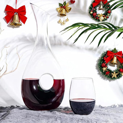 FOCUSLINE 20 Pack 16 Oz Plastic Wine Glasses, Stemless Plastic Wine Cups Heavy Duty, Unbreakable Disposable Wine Glasses for Wedding or Party