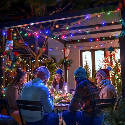 JMEXSUSS 800 LED Christmas String Lights Outdoor, 272ft 8 Modes Multicolor Christmas Lights Plug in, Waterproof Green Wire LED Christmas Tree Lights for Indoor Tree Xmas Decor