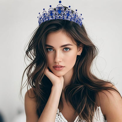 Kamirola - Queen Crown and Tiaras Princess Crown for Women and Girls Crystal Headbands for Bridal, Princess for Wedding and Party（01）