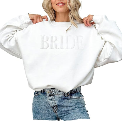 Bride Sweatshirt - Engagement Gift - Bride Sweatshirts For Women - Bride Crewneck Sweatshirt - Wedding Gift