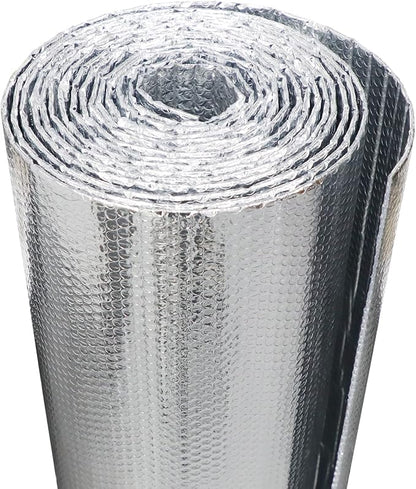 Double Bubble Reflective Insulation,Window Insulation for Winter, 23.6" x 10 Ft RV Insulation for Heat Insulation,Thermal Insulation Shield