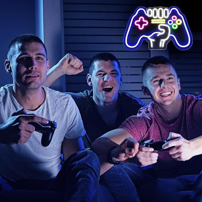 Gamer Neon Sign, Dimmable Gaming Neon Sign, Gaming lights For Wall Game room decor - Best Gamer Gifts for Boys, Kids