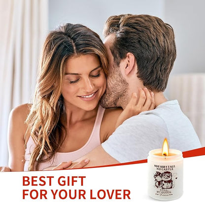 Anniversary Birthday Candle Gift for Her Wife Gifts from Husband(Rose Scented)