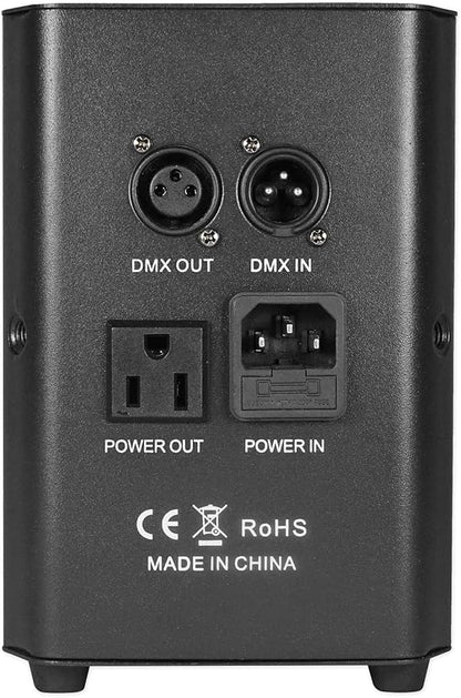 Rockville RockWedge LED 54W RGBWA+UV Battery Powered Par Light, Wireless DMX, Rechargeable, Compact Design, for DJs and Events