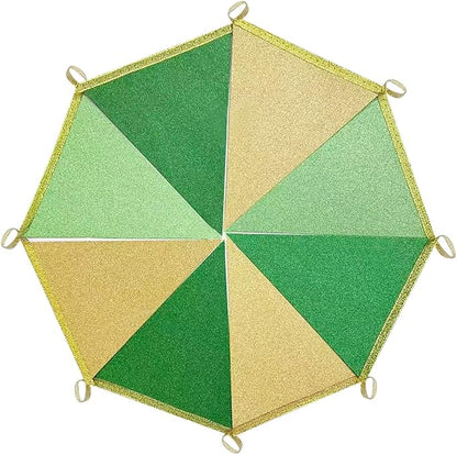 Green Gold Party Decorations Pennant Banner Flag Glitter Green Gold Triangle Hanging Bunting for Birthday Graduation Retirement Bridal Shower Wedding Bachelor Spring Summer Master Golf Themed Party