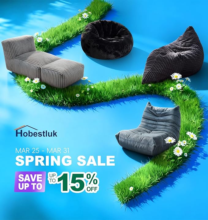 Hobestluk Modular Sectional Sofa Couches L-Shape Couch 3 Seat Modular Sofa Memory Foam Sectional Couches for Living Room, Cloud Couch with Oversized Chaise (108" Left Facing Chaise)