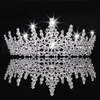 Kamirola Tiaras and Crowns for Women,Tiaras Earrings Necklace, Crystal Bridal Jewelry Set (TR48)