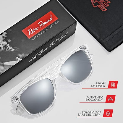 Retro Rewind Polarized Sunglasses for Men and Women - UV Protection Classic Sun Glasses