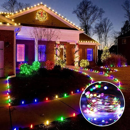 12Pack Fairy Lights Battery Operated, 7ft 20 LED 3 Modes Speed Twinkle Mini String Lights Waterproof Copper Wire Firefly Starry Lights for Mason Jars Wedding Party Christmas Decorations