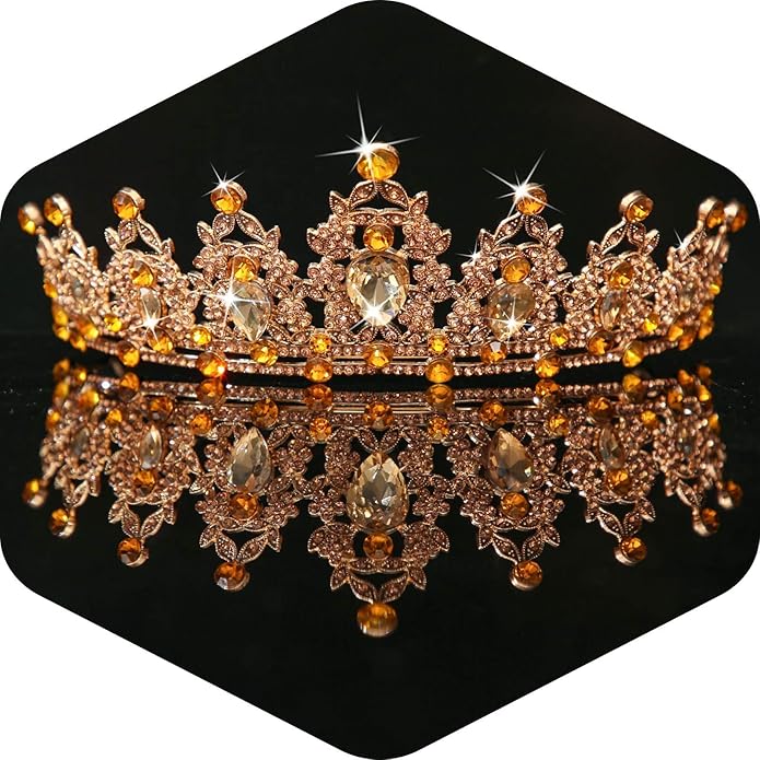 Kamirola - Queen Crown and Tiaras Princess Crown for Women and Girls Crystal Headbands for Bridal, Princess for Wedding and Party（01）