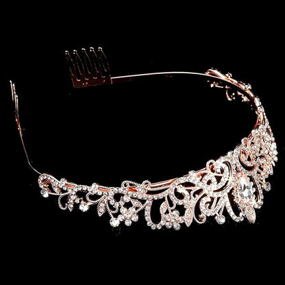 Princess Crown for Women, Crystal Queen Tiaras for Girls Bridal Hair Accessories Gifts for Birthday Wedding Prom, Bridal Party, Pageant, Halloween Christmas Costume