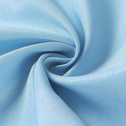 Cloth Napkins 17x17 inch Washable Polyester Dinner Napkins Soft Table Napkins for Wedding Party Dining Banquet(Blue Mist,12PCS)