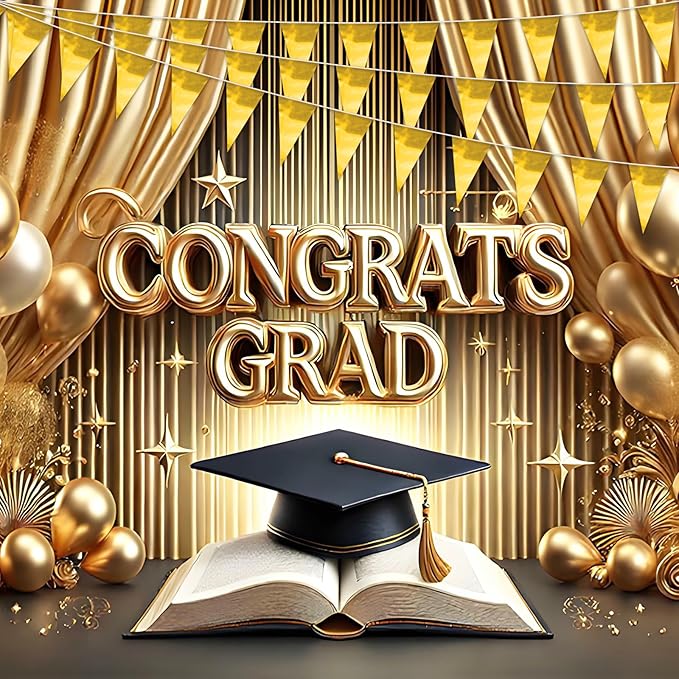 130FT Gold Glitter Triangle Pennant Banner Flag Metallic Bunting Fabric Garland for Christmas Graduation Wedding Engagement Anniversary Bachelorette Birthday Bridal Shower Valentine's Party Decor