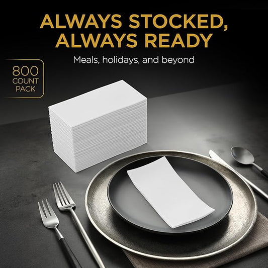 Inspire Contemporary Collection Disposable Hand Towels/Napkins (Case Of 800)