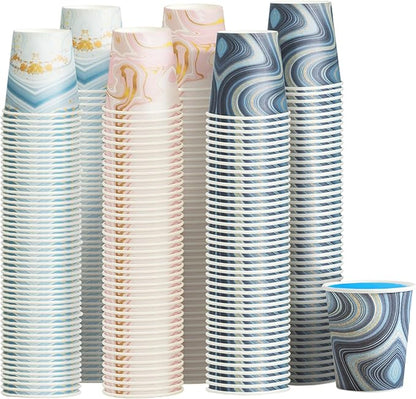 1200 Pack 3 oz Bathroom Cups, Disposable Small Mouthwash Paper Cups for Bathroom, Thick and Sturdy Snack Cups for Daily Use (European-style 1200Count)