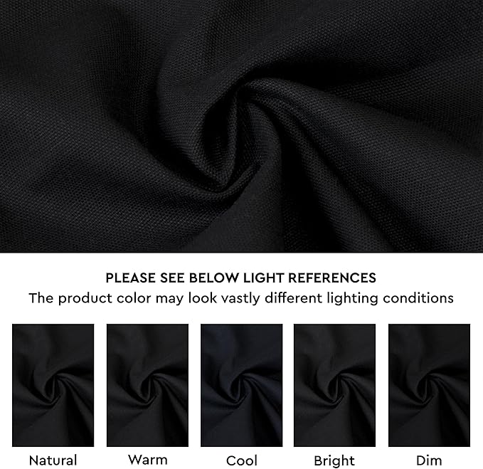 Encasa XO Jet Black Cloth Napkins Set of 12, 17"x17" | Solid Color Cotton Dinner Napkins | Washable & Reusable Napkins for Dining Table Fall Decoration, Holiday & Christmas Festivals