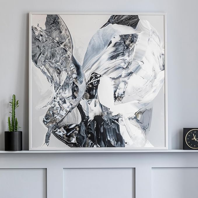 Glossy White Peel and Stick PVC Molding Trim, Flexible DIY Wall Accent Strip for Mirror Frame, Cabinet, Edges & Borders and Tiles (197''L x 0.4''W)