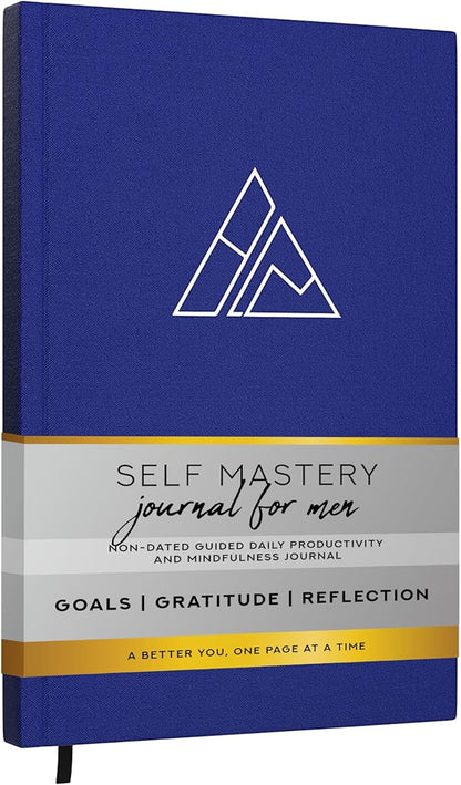 Self-Mastery Journal for Men - Gratitude Journals – 5 Minute Journal - Reflection Manifestation Journals for Mindfulness – Self Care Journal – Goal / Guided Gratitude Journal for Women & Men