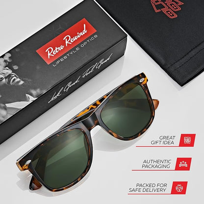 Retro Rewind Polarized Sunglasses for Men and Women - UV Protection Classic Sun Glasses
