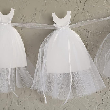 Bridal Shower Decoration Wedding Banners - Core Decorations for The Bride and Groom, Engagement Party Table Decorations, Wedding Dress Selection, Bridal Shower Decorations.Bride to Be Chair Banner