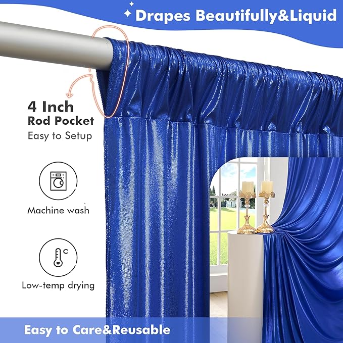 30ftx10ft Shimmer Purple Sequin Backdrop Curtain for Parties, Thick Wrinkle Free Glitter Backdrop Drapes Photo Back Drop Curtains for Birthday Wedding Halloween Photography Background-6 Panels 5x10ft