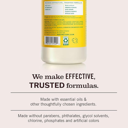MRS. MEYER'S CLEAN DAY Multi-Surface Everyday Concentrate, Honeysuckle Scent, 32 Fl Oz Bottle - 2 Pack